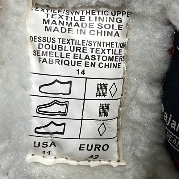 Pajar Grip Low Navy Black Faur Fur Insulated Waterproof Snow Boot Womens Size 11 - Picture 12 of 12